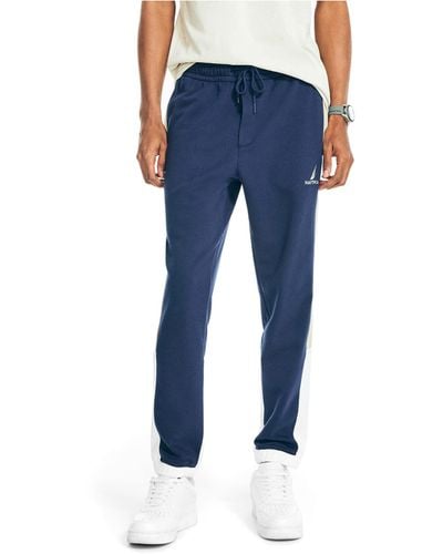 Nautica Pantalon de jogging Colorblock pour homme - Bleu