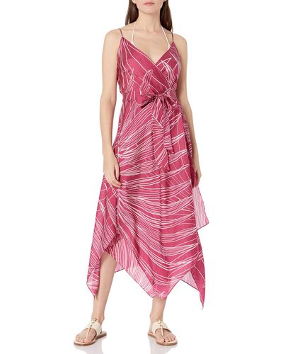 Gottex Standard Wrap Beach Dress Swimsuit Cover Up - Pink