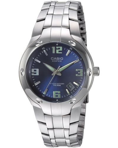 G-Shock Edifice Quartz Watch With Stainless-steel Strap, Silver, 22 (model: Efv-510d-7avcf) - Metallic