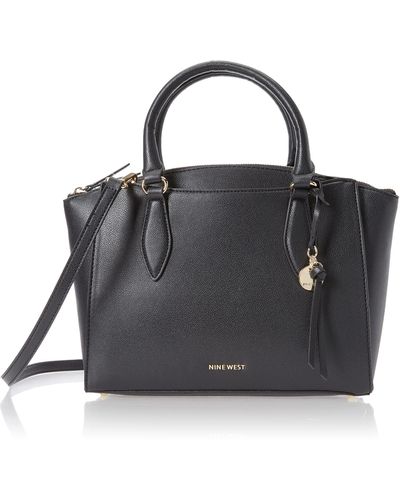 Nine West Paisley Satchel - Black