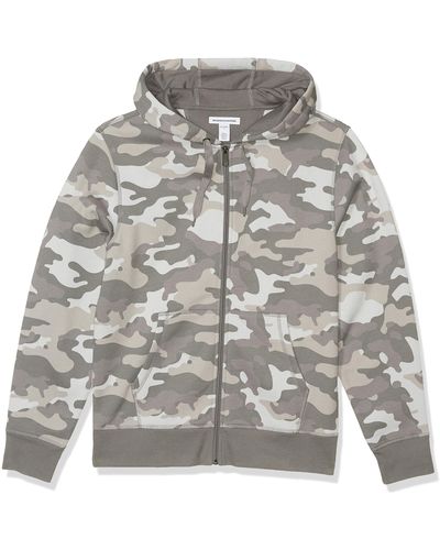 Amazon Essentials Full-zip Hooded Fleece Sweatshirt - Gray
