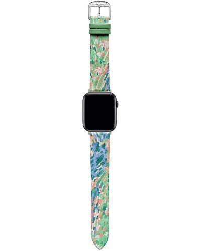 Ted Baker Multicolor Leather Strap For Apple Watch® - Black