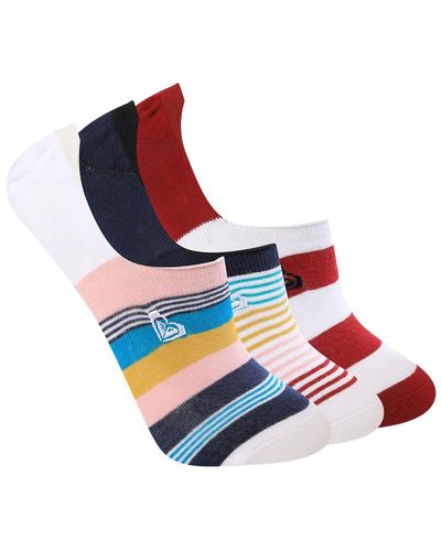 Roxy No Show Sneaker Liner Socks - Multicolor