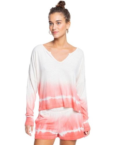 Roxy Staying True Pullover Sweater - Pink