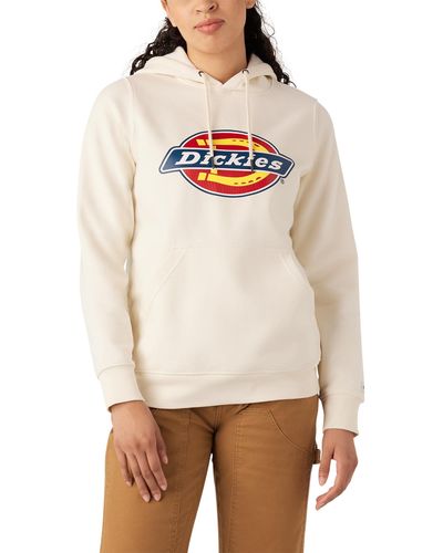 Dickies Heavyweight Logo Fleece Pullover - White