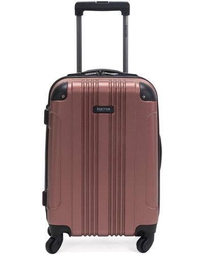 Kenneth Cole Out Of Bounds Lightweight Durable Hardshell 4-wheel Spinner Cabin Size Travel Suitcase - Pink