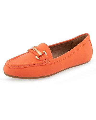 Aerosoles Day Drive Loafer Flat - Orange