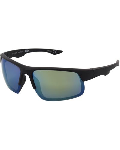 Dockers Sport Polarized Blade Sunglasses - Blue