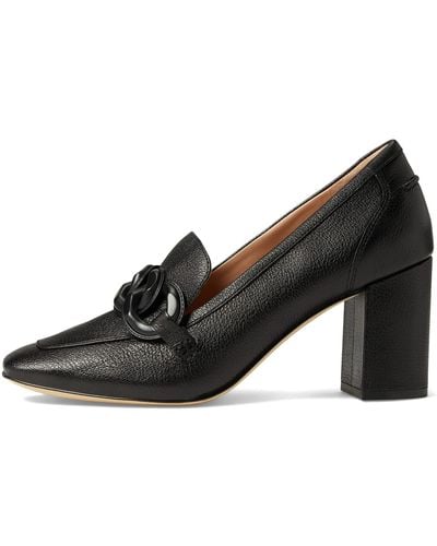 Cole Haan Chrystie Square Chain Loafer Pump - Black