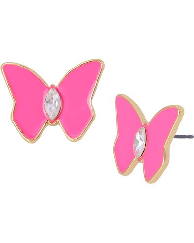 Steve Madden Stud Earrings - Pink