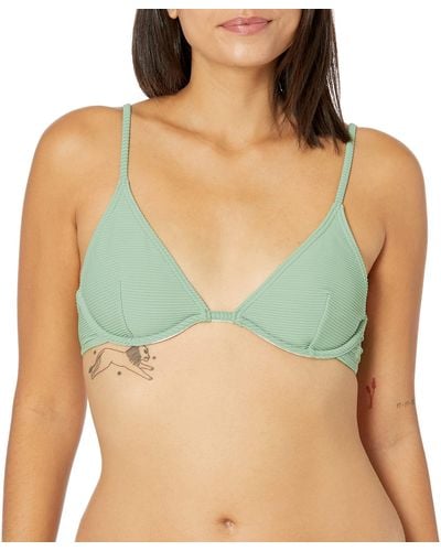 Billabong Standard Tanlines Reese Underwire Bikini Top - Green