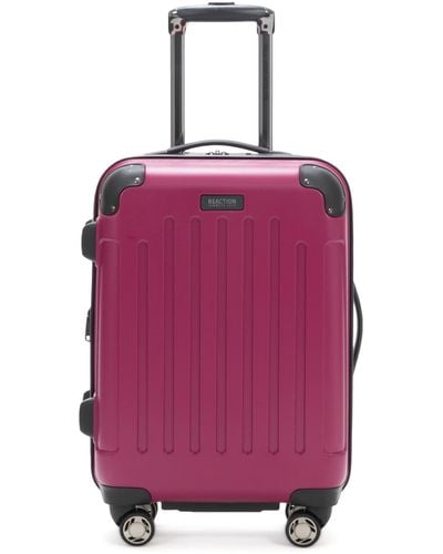 Kenneth Cole Renegade Luggage Expandable 8-wheel Spinner Lightweight Hardside Suitcase - Purple