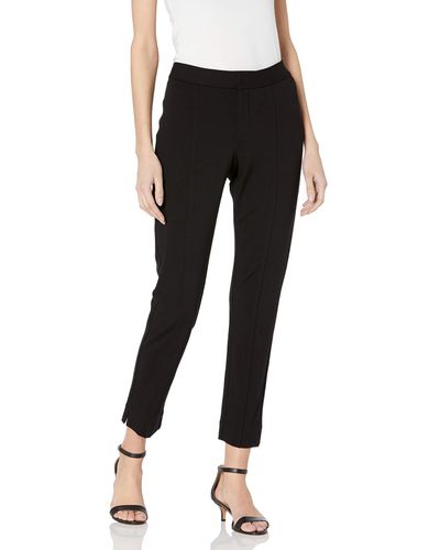 NYDJ Womens Betty Ankle Pants In Ponte Knit Jeans - Black