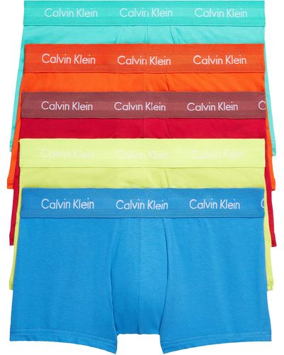 CALVIN KLEIN Pride Edit Cotton Stretch 5 Pk Low Rise Hip Brief Underwear  Mens XL
