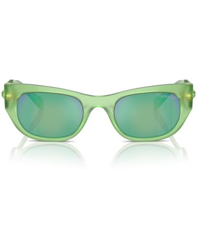 Swarovski Sk6022 Square Sunglasses - Green