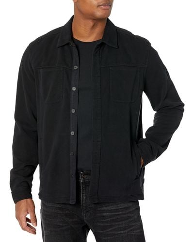 John Varvatos Bushwick Shirt Jacket - Black