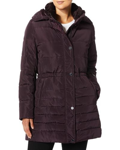 Rachel Roy Plus Size Puffer Jacket - Purple