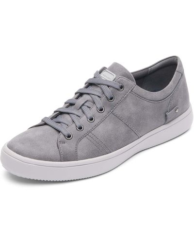 Rockport Mens Colle Tie Sneaker - Gray