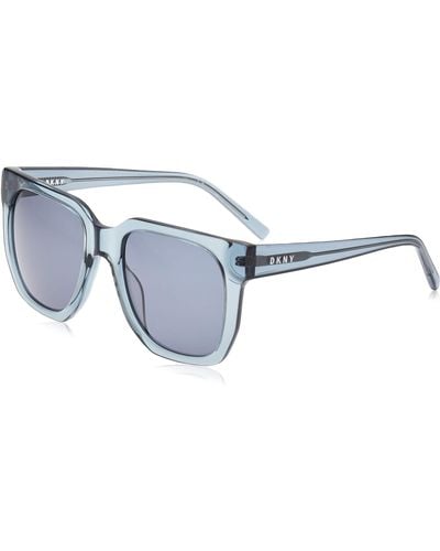 DKNY Dk513s Square Sunglasses - Blue
