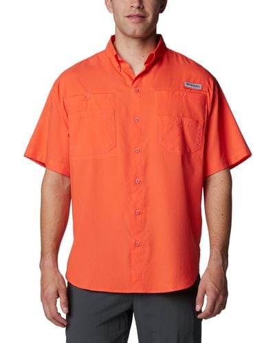Columbia Tamiami Ii Short Sleeve Shirt - Orange