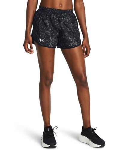 Under Armour Fly-by Printed 3" Shorts - Black