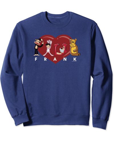Paul Frank Valentine's Day Heart Group Shot Sweatshirt - Blue