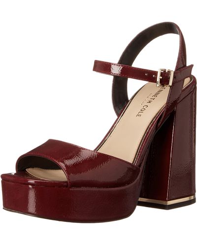 Kenneth Cole Dolly Heeled Sandal - Brown