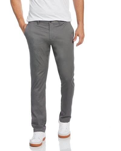 Original Penguin Slim Fit Premium Basic Chino Pants - Gray