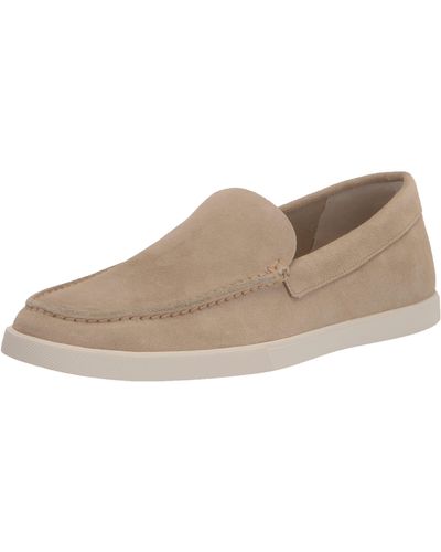 Vince S Sonoma Loafer Moonlight Beige Suede 7 M - White