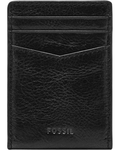 Fossil Andrew Front Pocket Wallet Bifold - Black