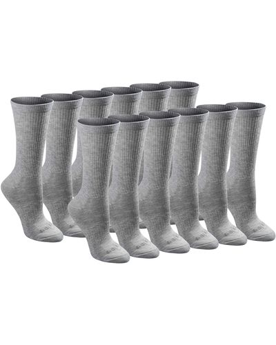 Dickies Dritech Advanced Moisture Wicking Crew Socks - Gray