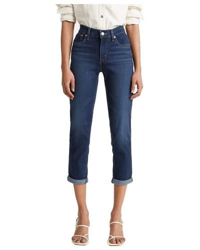 Levi's Relaxed Boyfriend Tapered-leg Jeans - Blue
