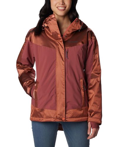 Columbia Point Park Insulated Jacket - Red