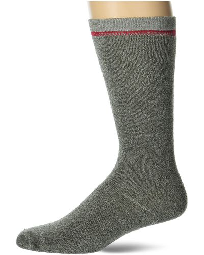 UGG Kyro Cozy Crew Socks Marled Burnt Olive One Size - Gray