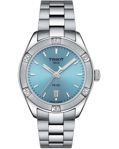 Tissot S Pr 100 Lady Sport Chic Swiss Quartz Watch - Gray