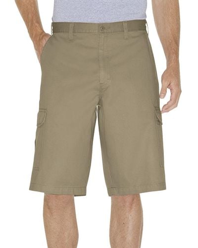 Dickies 13 Inch Loose Fit Twill Cargo Short - Natural