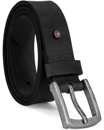 Timberland 40mm Workwear Leather Belt - Black