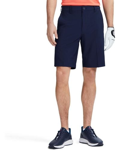 Izod S 9.5" Swingflex Stretch Straight Fit Golf Shorts - Blue