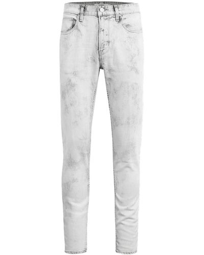 Hudson Jeans Zack Skinny Zip Fly Jeans - Gray