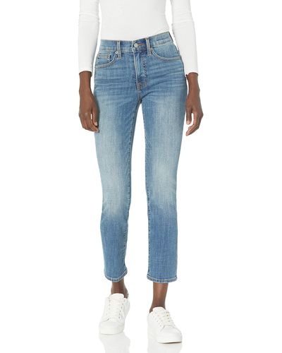 Lucky Brand Womens High Rise Zoe Straight Jeans - Blue