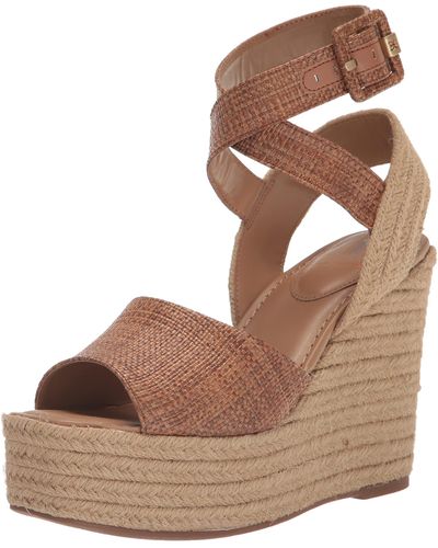 Sam Edelman Vada Wedge Sandal - Brown