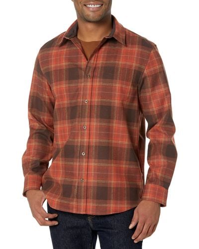 Pendleton Long Sleeve Classic-fit Lodge Shirt - Brown