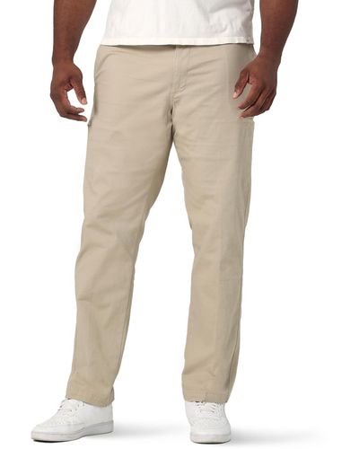 Lee Jeans Big & Tall Extreme Motion Canvas Cargo Pant Buff 50w X 32l - Natural