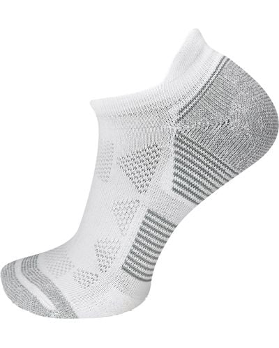 Merrell Men's And -women's Moab Speed Lightweight Hiking Low Cut Tab Socks- Sustainable Coolmax Ecomade - Gray