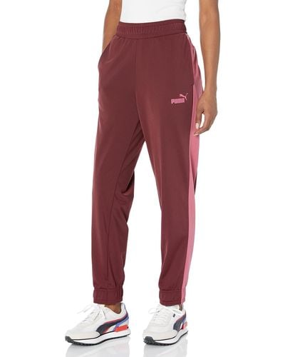 PUMA Contrast Trousers - Red