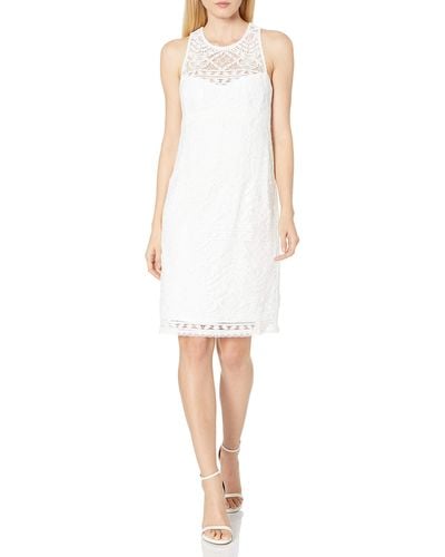 Nanette Lepore Antique Lace Dress - White