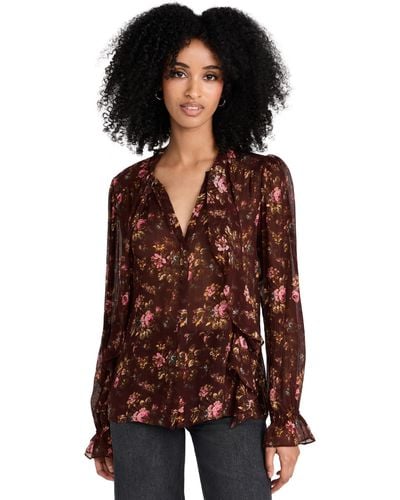 PAIGE Cleency Blouse Rosewood Ulti - Multicolor