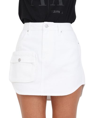 Emporio Armani A | X Armani Exchange Love Pocket Mini Skirt - Black