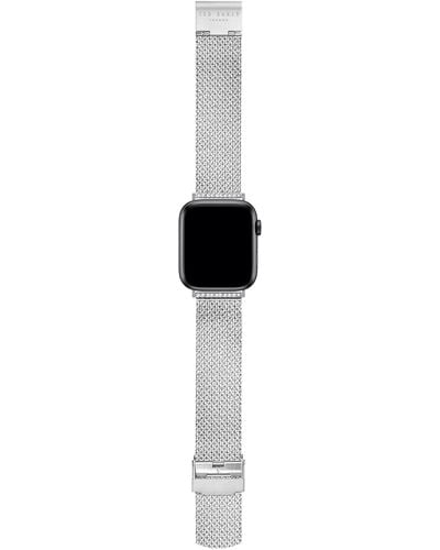 Ted Baker Stainless Steel Jewelry Mesh Band For Apple Watch® - White