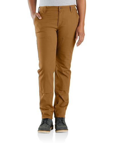 Carhartt Rugged Flex Relaxed Fit Canvas Double-front Pant - Brown